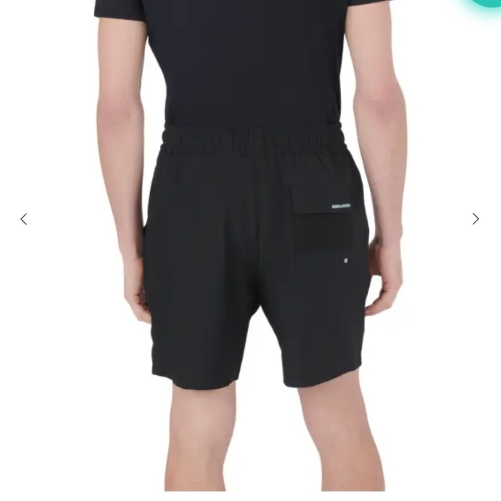 Men's Black Performance Swim Shorts